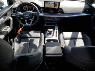 2024 Audi Q5 S line Premium Plus with VIN WA1EAAFY3R2004982, listed as a Copart auction lot 53565025 with 15,567 mi miles and Salvage Title. Bid and sale history available at carsss.com. Image 8.