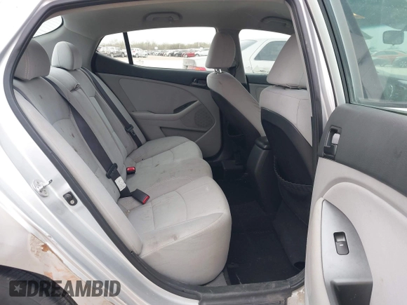 2013 Kia Optima LX with VIN KNAGM4A79D5377485, listed as a IAAI auction lot 41290306 with 172,253 mi miles. Bid and sale history available at carsss.com. Image 8.
