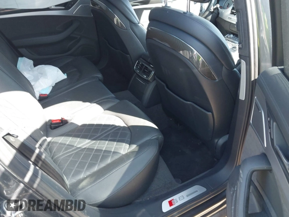 2016 Audi S8 Plus with VIN WUAJ5AFD2GN900596, listed as a IAAI auction lot 42014762 with 1 mi miles. Bid and sale history available at carsss.com. Image 8.