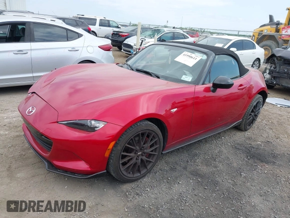 2017 Mazda MX-5 Miata Club with VIN JM1NDAC73H0121187, listed as a IAAI auction lot 41990611 with 19,158 mi miles and . Bid and sale history available at DreamBid. Image 18.