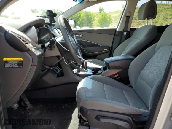 2018 Hyundai Santa Fe 2.4L with VIN 5XYZTDLB7JG548172, listed as a Copart auction lot 61970955 with 92,564 mi miles and Salvage title. Bid and sale history available at DreamBid. Image 7.