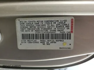 2003 Toyota ECHO with VIN JTDAT123630268497, listed as a Copart auction lot 83375064 with 207,769 mi miles and Salvage Title. Bid and sale history available at carsss.com. Image 14.