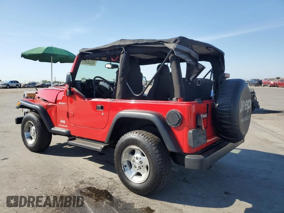 2003 Jeep Wrangler Sport z VIN 1J4FA49S33P302780, wystawiony jako Copart lot #60354805 z przebiegiem 201 679 mil mil oraz Szkoda całkowita • Salvage title. Historia ofert i sprzedaży dostępna na DreamBid. Obrazek 2.