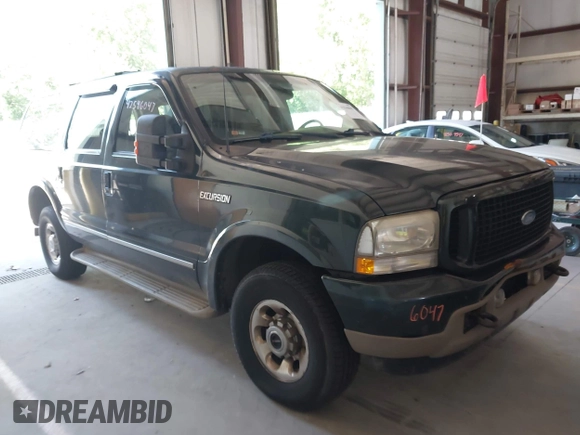 2003 Ford Excursion Limited with VIN 1FMSU43P13EC49035, listed as a IAAI auction lot 42546047 with 268,592 mi miles and . Bid and sale history available at DreamBid. Image 1.