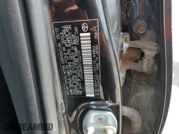 2012 Scion xD z VIN JTKKU4B40C1022107, wystawiony jako Copart lot #54443595 z przebiegiem 184 597 mil mil oraz Szkody całkowita. Historia ofert i sprzedaży dostępna na DreamBid. Obrazek 13.