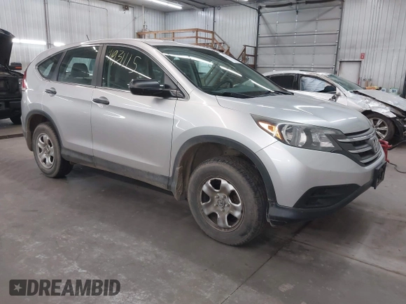 2014 Honda CR-V LX with VIN 2HKRM4H38EH723171, listed as a IAAI auction lot 41931115 with 132,417 mi miles and . Bid and sale history available at carsss.com. Image 1.