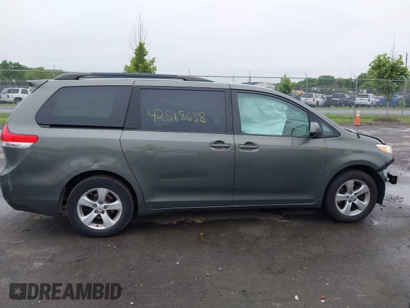 2012 Toyota Sienna LE AAS with VIN 5TDKK3DC9CS176135, listed as a IAAI auction lot 42518638 with 171,716 mi miles and . Bid and sale history available at DreamBid. Image 14.