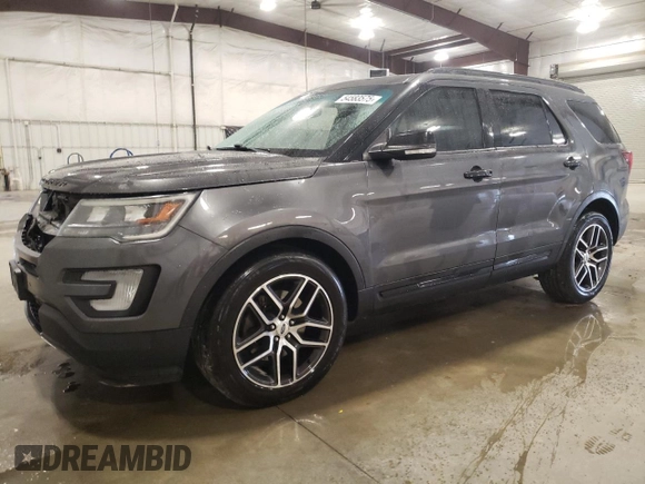 2016 Ford Explorer Sport with VIN 1FM5K8GT5GGC12615, listed as a Copart auction lot 54583575 with 288,321 mi miles and Salvage Title. Bid and sale history available at DreamBid. Image 1.