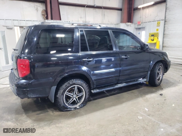 2003 Honda Pilot EX with VIN 2HKYF18683H501001, listed as a Copart auction lot 89402665 with 193,910 mi miles and Salvage Title. Bid and sale history available at carsss.com. Image 3.