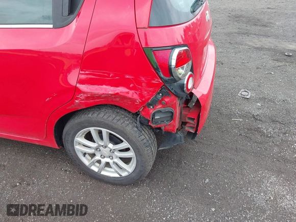 2016 Chevrolet Sonic LT with VIN 1G1JC6SB4G4175263, listed as a IAAI auction lot 42585844 with 100,109 mi miles and . Bid and sale history available at DreamBid. Image 12.