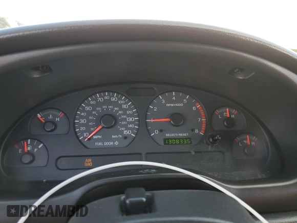 2003 Ford Mustang GT Deluxe z VIN 1FAFP45XX3F445761, wystawiony jako Copart lot #42546915 z przebiegiem 130 833 mil mil oraz Szkoda całkowita • Salvage title. Historia ofert i sprzedaży dostępna na DreamBid. Obrazek 9.