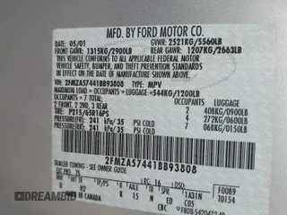 2001 Ford Windstar Sport Standard z VIN 2FMZA57441BB93808, wystawiony jako Copart lot #53501005 z przebiegiem 122 396 mil mil oraz Szkody całkowita. Historia ofert i sprzedaży dostępna na DreamBid. Obrazek 13.