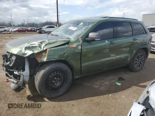 2019 Jeep Grand Cherokee Trailhawk with VIN 1C4RJFLG1KC695400, listed as a Copart auction lot 54046985 with 75,564 mi miles and Salvage title. Bid and sale history available at DreamBid. Image 1.