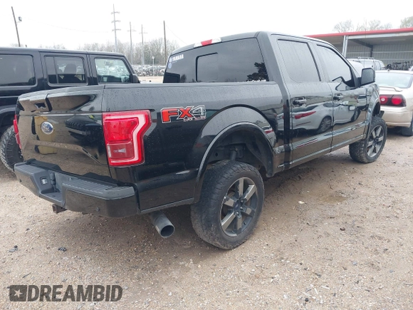 2017 Ford F-150 XL with VIN 1FTEW1EF6HKC21996, listed as a IAAI auction lot 41612799 with 167,920 mi miles. Bid and sale history available at carsss.com. Image 4.