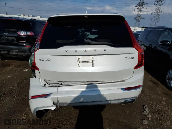 2016 Volvo XC90 T6 Inscription with VIN YV4A22PL6G1063423, listed as a Copart auction lot 50012565 with 81,122 mi miles and Salvage Title. Bid and sale history available at carsss.com. Image 6.