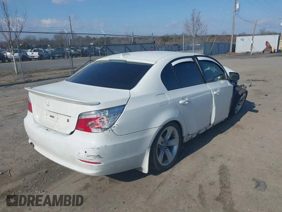 2009 BMW 5 Series 528i with VIN WBANU53559C123140, listed as a IAAI auction lot 41485181 with 247,361 mi miles and . Bid and sale history available at carsss.com. Image 4.