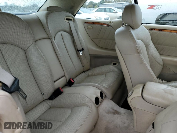 2005 Mercedes-Benz CLK 320 with VIN WDBTK65G95T044664, listed as a Copart auction lot 76533454 with 127,431 mi miles and Salvage Title. Bid and sale history available at DreamBid. Image 10.