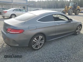 2017 Mercedes-Benz C 300 with VIN WDDWJ4JB2HF358181, listed as a Copart auction lot 47686885 with 96,762 mi miles and Salvage Title. Bid and sale history available at carsss.com. Image 3.