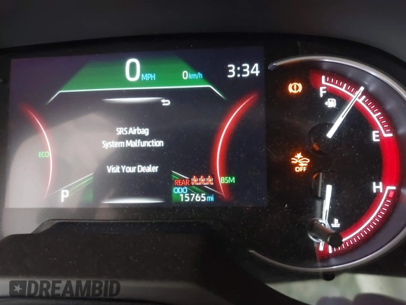 2024 Toyota RAV4 XLE Premium z VIN 2T3C1RFV0RC284225, wystawiony jako IAAI lot #42278949 z przebiegiem 15 765 mil mil oraz . Historia ofert i sprzedaży dostępna na DreamBid. Obrazek 16.