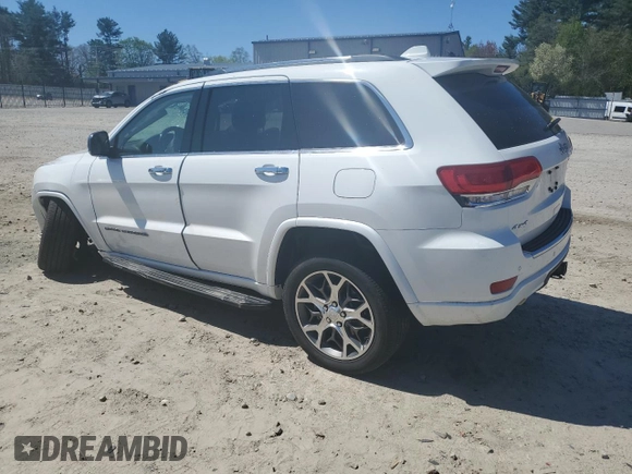 2021 Jeep Grand Cherokee High Altitude with VIN 1C4RJFCG7MC562577, listed as a Copart auction lot 54121145 with 37,617 mi miles and Salvage title. Bid and sale history available at DreamBid. Image 2.