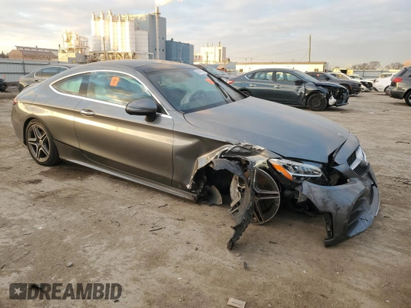 2019 Mercedes-Benz C 300 with VIN WDDWJ8EB4KF829336, listed as a Copart auction lot 83848514 with Not Provided miles and Salvage Title. Bid and sale history available at DreamBid. Image 4.