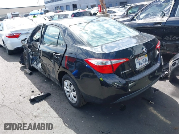 2015 Toyota Corolla L z VIN 2T1BURHE8FC320344, wystawiony jako IAAI lot #41712355 z przebiegiem Nie podano mil oraz . Historia ofert i sprzedaży dostępna na DreamBid. Obrazek 3.