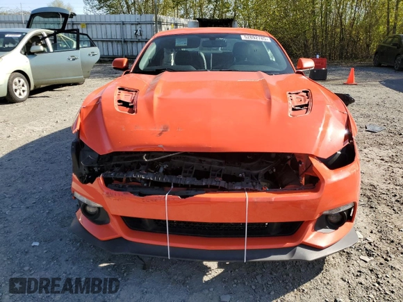 2016 Ford Mustang GT with VIN 1FA6P8CFXG5279822, listed as a Copart auction lot 52892785 with 42,872 mi miles and Salvage title. Bid and sale history available at DreamBid. Image 5.