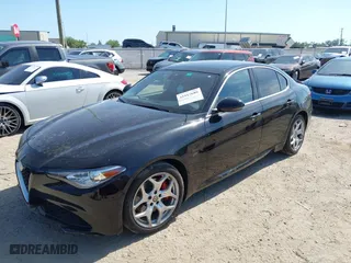 2021 Alfa Romeo Giulia Ti Sport with VIN ZARFAMBN2M7649941, listed as a IAAI auction lot 41912686 with 77,626 mi miles. Bid and sale history available at carsss.com. Image 17.