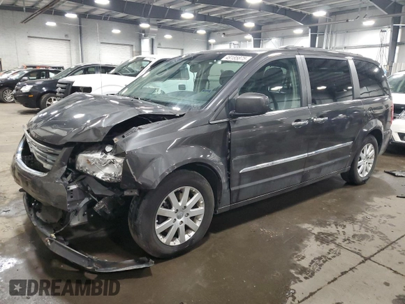 2015 Chrysler Town & Country Touring with VIN 2C4RC1BG4FR755522, listed as a Copart auction lot 49185875 with 109,915 mi miles and Salvage Title. Bid and sale history available at carsss.com. Image 1.