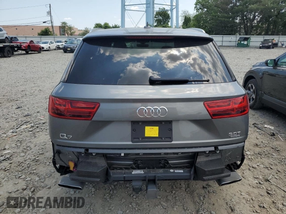 2017 Audi Q7 Prestige with VIN WA1VAAF75HD016562, listed as a Copart auction lot 62058235 with 63,419 mi miles and Salvage title. Bid and sale history available at DreamBid. Image 6.