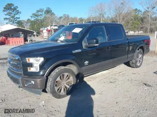 2017 Ford F-150 XL with VIN 1FTFW1EG2HFB08083, listed as a IAAI auction lot 41688115 with 140,821 mi miles. Bid and sale history available at carsss.com. Image 2.