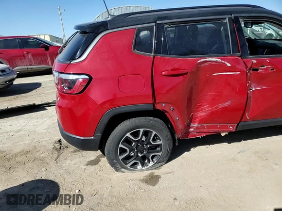 2019 Jeep Compass Trailhawk с VIN 3C4NJDDB3KT704480, выставлен на аукционе Copart как лот 48358155 с пробегом Не указан миль и Списание • Salvage title. История ставок и продаж доступна на DreamBid. Изображение 11.