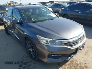 2017 Honda Accord Sport with VIN 1HGCR2F52HA042761, listed as a IAAI auction lot 42022822 with 130,638 mi miles. Bid and sale history available at carsss.com. Image 1.