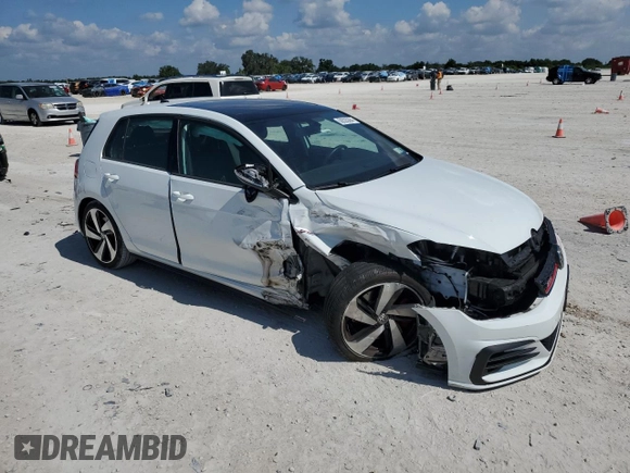 2019 Volkswagen Golf GTI S with VIN 3VW6T7AU9KM031398, listed as a Copart auction lot 56535364 with 21,740 mi miles. Bid and sale history available at carsss.com. Image 4.