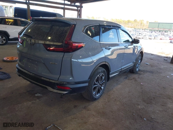 2022 Honda CR-V EX with VIN 2HKRW2H51NH617967, listed as a IAAI auction lot 41646187 with 60,626 mi miles. Bid and sale history available at carsss.com. Image 4.