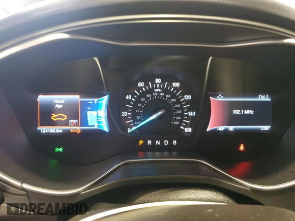 2016 Ford Fusion Titanium with VIN 3FA6P0K97GR405256, listed as a Copart auction lot 55289995 with 124,159 mi miles and Salvage Title. Bid and sale history available at DreamBid. Image 9.