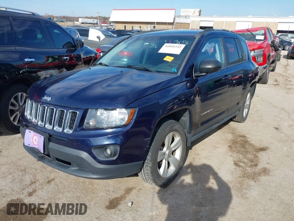 2017 Jeep Compass 75th Anniversary Edition with VIN 1C4NJDBB0HD143138, listed as a IAAI auction lot 41016542 with 118,402 mi miles. Bid and sale history available at carsss.com. Image 17.