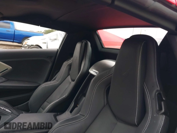 2021 Chevrolet Corvette 2LT with VIN 1G1YB3D40M5103285, listed as a IAAI auction lot 41051857 with 14,286 mi miles. Bid and sale history available at carsss.com. Image 8.