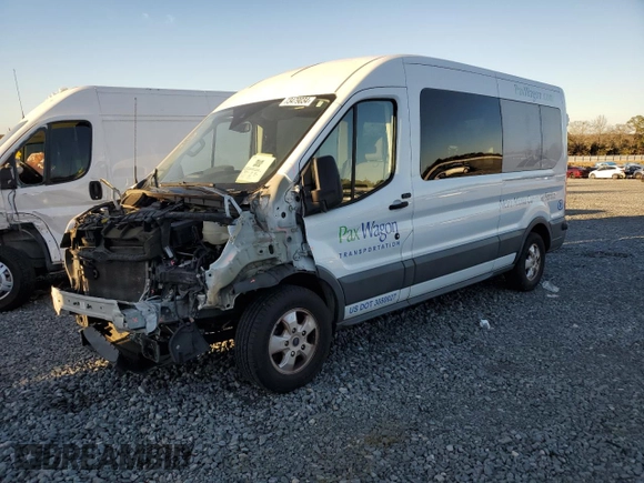 2017 Ford Transit XL z VIN 1FBAX2CM9HKB17056, wystawiony jako Copart lot #47805905 z przebiegiem Nie podano mil oraz Szkoda całkowita • Salvage title. Historia ofert i sprzedaży dostępna na DreamBid. Obrazek 1.