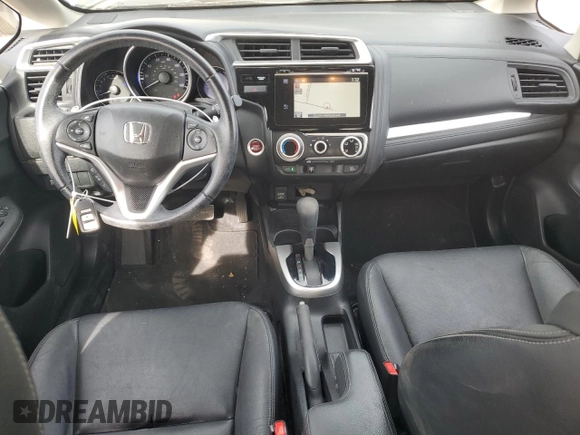 2017 Honda Fit EX-L with VIN JHMGK5H91HS008910, listed as a Copart auction lot 87458324 with 74,745 mi miles and Salvage title. Bid and sale history available at DreamBid. Image 8.