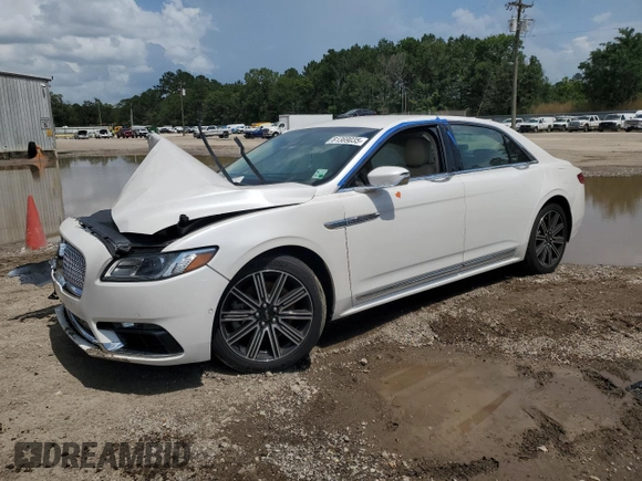 2017 Lincoln Continental Reserve with VIN 1LN6L9RP6H5628211, listed as a Copart auction lot 61369035 with Not provided miles and Salvage title. Bid and sale history available at DreamBid. Image 1.