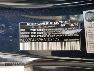 2017 Mercedes-Benz E 300 Luxury with VIN WDDZF4KB9HA108172, listed as a Copart auction lot 60645625 with 117,175 mi miles and Clean title. Bid and sale history available at DreamBid. Image 13.