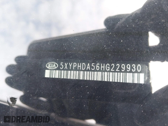 2017 Kia Sorento EX with VIN 5XYPHDA56HG229930, listed as a IAAI auction lot 42191578 with 161,417 mi miles and . Bid and sale history available at DreamBid. Image 9.