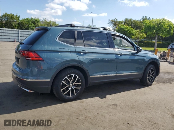 2021 Volkswagen Tiguan SE z VIN 3VV3B7AX6MM041166, wystawiony jako Copart lot #57769445 z przebiegiem 51 030 mil mil oraz Nie do naprawy • Non repairable. Historia ofert i sprzedaży dostępna na DreamBid. Obrazek 3.