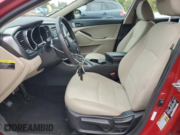 2013 Kia Optima LX with VIN 5XXGM4A75DG211172, listed as a Copart auction lot 73186644 with 66,678 mi miles and Non Repairable. Bid and sale history available at carsss.com. Image 7.