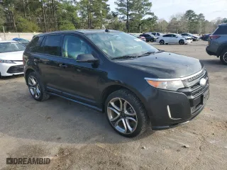 2014 Ford Edge Sport with VIN 2FMDK3AK1EBA44782, listed as a Copart auction lot 45053725 with 234,135 mi miles and Salvage Title. Bid and sale history available at carsss.com. Image 4.