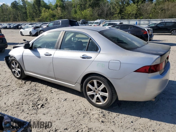 2005 Acura TSX with VIN JH4CL96925C027512, listed as a Copart auction lot 53091435 with 270,594 mi miles and Salvage Title. Bid and sale history available at carsss.com. Image 2.