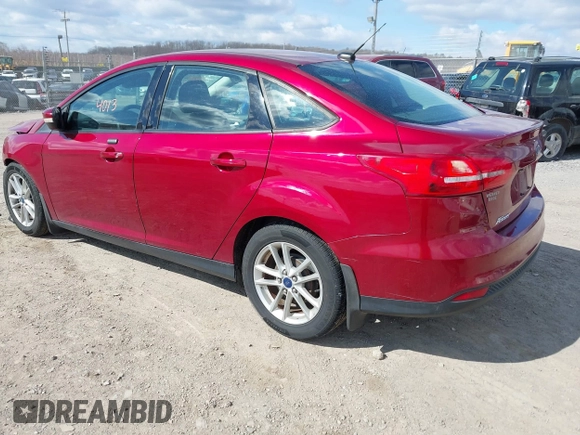 2016 Ford Focus SE with VIN 1FADP3F29GL206987, listed as a IAAI auction lot 41684013 with 92,889 mi miles. Bid and sale history available at carsss.com. Image 3.