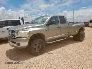 2008 Dodge 3500 SLT with VIN 3D7MX48A38G238052, listed as a Copart auction lot 60811185 with 255,681 mi miles and Clean title. Bid and sale history available at DreamBid. Image 1.