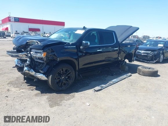 2024 Chevrolet Silverado 1500 LTZ with VIN 2GCUDGED7R1152966, listed as a IAAI auction lot 42037717 with 13,609 mi miles and . Bid and sale history available at DreamBid. Image 2.